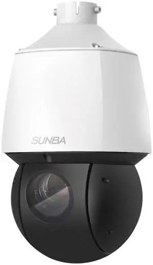 SUNBA Auto Tracking PTZ Camera PoE+ Outdoor, 4MP 25X Optical Zoom Smart Security Dome, RTMP for YouTube Live Streaming, Two-Way Audio and Long Range Infrared Night Vision (P525, Performance Series)