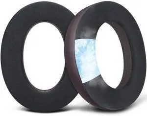 SOULWIT Ear Pads for Sennheiser HD599/HD598/SE/CS/SR/HD595/HD569/HD560S/Game Zero/G4ME Zero, Earpads Cushions for PC37X/PC38X/PC350/PXC350/PXE350/PC360/HD380/HD380 Pro-Dark Coffee