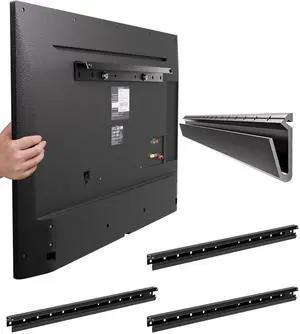 Fulifix Studless Drywall TV Mount, 3 Pack No Drill TV Wall Bracket for 32-75 Inch TVs, No Stud TVs Wall Mount Max VESA 600x400mm, up to 150 lbs, Easy to Install with Include Hardware Levels