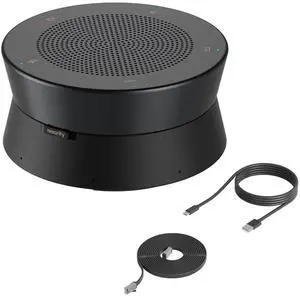 Nearity A20S Conference Speaker and Microphone, USB Speakerphone w/8 Mics, 16ft Voice Pickup, AI 2.0 Noise Cancelling, USB Speakermic with Daisy Chain, Works with Microsoft/Teams/Google Meet