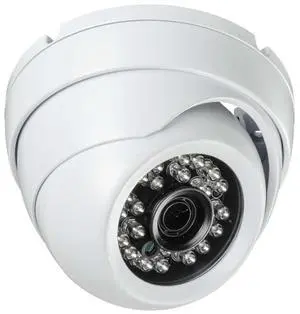 Eyemax HD TVI 1080P Eyeball Camera in/Outdoor TIB B22 Series White 2.8mm Wide Fixed Lens 12V DC