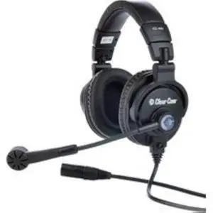 Clear-Com CC-400-X4 Double-Ear Headset with 4-pin Female XLR-by-Clear-Com