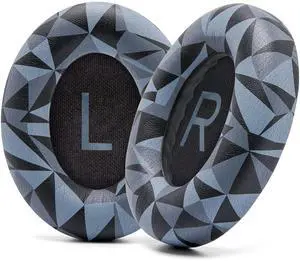 WC Wicked Cushions Upgraded Replacement Ear Pads for Bose 700 Noise Cancelling Headphones (NC700) - Softer PU Leather, Luxurious Memory Foam, Added Thickness, Extra Durable Ear Cushions | (Geo Grey)