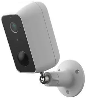 Feit Electric Smart Security Camera, 2.4GHz WiFi Smart Home Camera with Motion Detection, Night Vision, 2-Way Audio, 1080p HD Battery Powered, White, CAM/WM/WiFi/BAT