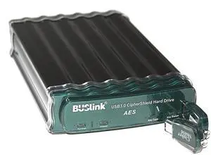 BUSlink CipherShield USB 3.0/eSATA FIPS 140-2 Level 2 HIPAA 256-bit AES Hardware Encrypted Desktop Hard Drive (14TB)