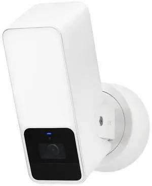 Eve Outdoor Cam (White Edition) - Secure floodlight Camera, (HomeKit Secure Video), 1080p, Night Vision, Wi-Fi (2.4 GHz), Motion Sensor, Two-Way Communication, Flexible & Easy Installation