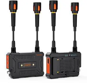 Professional Wireless Video Transmitter and Receiver, 1110FT Long Range, 1080P HDMI Video Transmission, Support IR Remote Control Streaming from PC,Camera,Laptop,Netflix to HDTV/Projector/DSLR