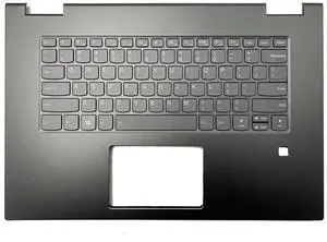 wzqrps Replacement for Lenovo Yoga 730-15IKB 730-15IWL Laptop Upper Case Palmrest Backlit Keyboard Assembly Part 5CB0Q96479 AM27G00C00 AM27G000A10