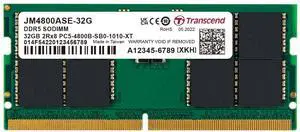 Transcend 32GB DDR5 4800MHz SO-DIMM Laptop RAM, Compatible w/HP Lenovo Dell ASUS Acer Computer Memory, On-die ECC Notebook Module Upgrade, 2Rx8, 1.1V PC5-38400 CL40, Unbuffered 262-Pin - JM4800ASE-32G