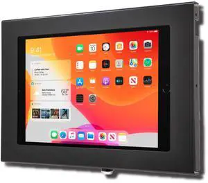 TABcare Locking Security Metal Case for Apple iPad 7 10.2" 2019, iPad 8 2020, iPad 9 2021 Tablet for Kiosk, POS, Store, Show Display (Black)