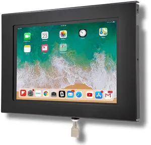 TABcare Locking Security Metal Case for iPad Mini 6 7 8.3" Functions as Kiosk, POS, Store, Show Display (Black, iPad Mini 6/7)