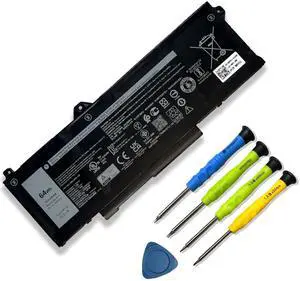Mobik 64Wh GRT01 Laptop Battery Replacement for Dell Latitude 15 5521 5531 14 5421 5431 Precision 3470 3561 3571 Alienware m17 R5 AMD Series R05P0 00P3TJ 0P3TJ VXD57 05RGW 9JRV0 15.2V 4000mAh 4-Cells