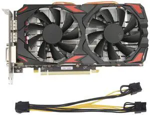 Yosoo RX 580 Graphics Card, 8GB GDDR5 256bit Gaming GPU, 2 Cooling Fans, PCIe 3.0 for Home Office & Gaming