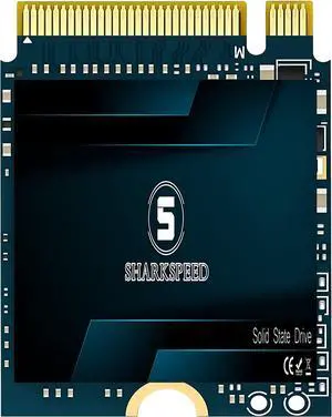 S SHARKSPEED M.2 2230 SSD 1TB NVMe PCIe Gen4.0X4 Internal Solid State Drive 30mm, Gaming SSD Compatible with Steam Deck, ROG Ally, Microsoft Surface pro7+/proX/laptop3/laptop4/laptop Go Ultrabook