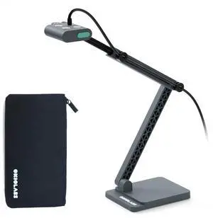 OKIOLABS OKIOCAM S2 Pro 13-MP USB Document Camera, Built-in Light & Mic, OKIOPoint Smart Pointer, for PC | Mac | Chromebook, Ultra HD Camera for Live Demo for Web Conference, Remote Teaching