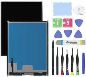 HOYRTDE 9.7" Screen Replacement for iPad 5 (5th Gen) 2017 A1822 A1823 A1474 A1475 A1476 LCD Touch Screen Premium Repair Kit with Tools