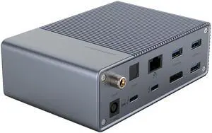 HyperDrive USB-C & Thunderbolt 4 GEN2 14-in-1 Dock for MacBook Pro/Air, iPad, PC - High-Speed Thunderbolt Docking Station - 40Gbps, Gigabit Ethernet, 85W PD