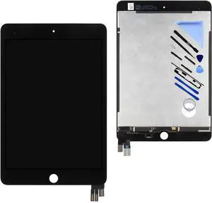 for iPad Mini 5 7.9" 2019 A2133 A2124 A2126 A2125 LCD Display Touch Screen Assembly Replacement(Tablet Front+LCD Screen) (Black)