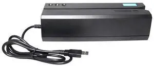 MSR605X USB Swipe Card Reader Writer 3-Track Compatible with MSR206 MSR605 MSR606