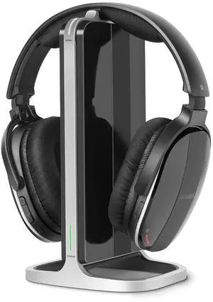 Daysnew Wireless Headphones for TV Watching with Charging Dock & RF Transmitter, Senior-Friendly Over Ear TV Headset, Compatible with All Televisions