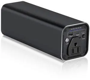 AC Outlet Portable Laptop Power Bank, Universal 116Wh/31200mAh 100W Travel Laptop Charger, External Battery Pack for MacBook, Acer, HP, Samsung, Dell, ASUS, Lenovo, Notebook, Black