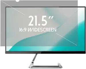 ANBAC 21.5 Inch Desktop Privacy Screen Shield for 16:9 Wide Monitor - Anti Glare Computer Privacy Screen Cover | Blue Light Blocking Screen Protector | Scratch Resistant UV Filter | Attachment Type