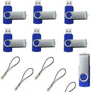 lcwamy 512MB Flash Drives 100 Pack Bulk USB Flash Drives Pack Wholesale Thumb Drive Pack USB Drives Pack USB Memory Stick (Blue 512MB 100PCS)