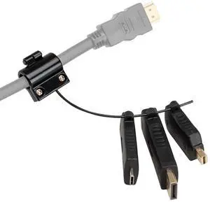 DigitaLinx LibertyAV HDMI Adapter Ring with DisplayPort, Mini DP & USB-C adapters Provide Device connectivity for Conference Rooms. PC, Laptop, iPad, MacBook Pro, Galaxy, Chromebook.
