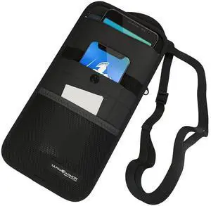 Ultra Armor ConcealShield Faraday Pouch - Military-Grade RFID Pouch for Wireless Signal Blocking, Data & Privacy Security - Anti-Theft & Anti-Spying Faraday Bags for Phones to Stop Hacking & Tracing