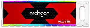 Archgon USB 3.1 Gen.2 Gaming RGB External SSD Drive Portable Solid State Drive Model G702CW (500GB)