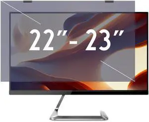 ANBAC Anti-Reflection Coated Hang Type Privacy Screen Filter for 22"W/ 23"W9/ 23.6"W9/ 23.8"W9 Monitors - Computer Screen Privacy Shield, Monitor Privacy Screen, UV Light Reduction, Blue Light Filter
