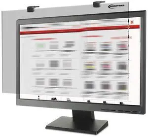 Innovera Premium Antiglare Blur Privacy Monitor Filter for 24" Widescreen Flat Panel Monitor, 16:9/16:10 Aspect Ratio