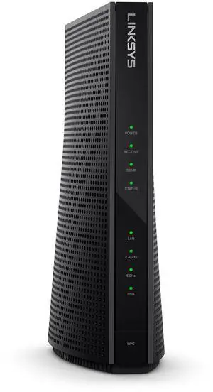 Linksys High Speed DOCSIS 3.0 24x8 AC1900 Cable Modem Router, Certified for Xfinity by Comcast and Spectrum by Charter (CG7500)