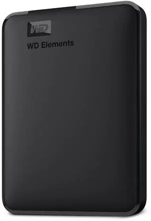 WD 4TB Elements Portable External Hard Drive for Windows, USB 3.2 Gen 1/USB 3.0 for PC & Mac, Plug and Play Ready - WDBU6Y0040BBK-WESN