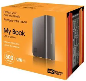 WD My Book Office Edition 500 GB USB 2.0 Desktop External Hard Disk Drive