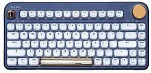 Azio IZO Wireless BT5/USB PC & Mac Mechanical Keyboard, Blue Iris