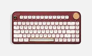 Azio IZO Wireless BT5/USB PC & Mac Mechanical Keyboard, Baroque Rose