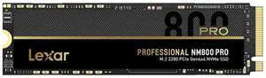 Lexar 1TB Professional NM800 PRO SSD PCIe Gen4 NVMe M.2 2280 Internal Solid State Drive, Up to 7500/6300 MB/s Read/Write, for PS5, Gamers and Creators, Black (LNM800P001T-RNNNG)
