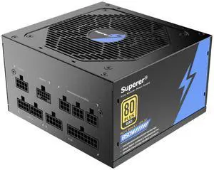 Superer (2025) 850W PSU Power Supply Fully Modular, 80 Plus Gold, ATX 3.1 3.0, PCIE 5.1 5.0, 12VHPWR, Low Noise, Japanese Capacitors, (CE Safety Certified) 850 watt