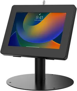 Premium Retail POS Stand - CTA Upscale Tablet Kiosk Stand with 360 Rotation & Locking - for iPad 11 (A16) - Pro 11-inch M4 - Air 11-inch M3- iPad 10th Gen - Galaxy Tab & More Tablets