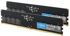 Crucial 32GB DDR5 RAM Kit (2x16GB), 4800MHz (PC5-38400) CL40 Desktop Memory, UDIMM 288-Pin, Compatible with 13th Gen Intel Core and AMD Ryzen 7000 - CT2K16G48C40U5
