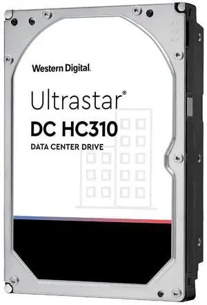 Western Digital HUS726T4TALA6L4 4TB Ultrastar DC HC310 SATA HDD - 7200 RPM Class, SATA 6 Gb/s, 256MB Cache, 3.5"
