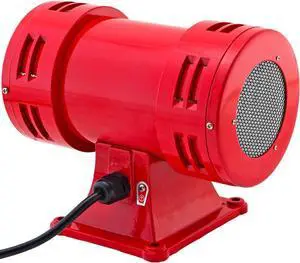 Vixen Horns Loud Air Raid Siren - Industrial Alarm Heavy Duty Electric Motor 120V, Fire Tornado Siren Horn (Omnidirectional, 116 dB, Range 1600 ft)