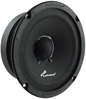 Audiopipe 6" Low Mid Frequency Loudspeaker (APMB-638SB-D), 300 Watts, Sealed Back Steel Basket, 1.5" KSV Voice Coil, 38 Oz Magnet, 8 Ohms