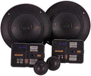 Kicker 47KSS504 KS Series 5.25" Component System with 1" Tweeters, 4ohm