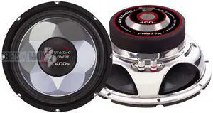 Pyramid 6" Car Audio Speaker Subwoofer - 300 Watt High Power Bass Surround Sound Stereo Subwoofer Speaker System w/ Molded P.P. Cone, 86 dB, 4Ohm, 40 oz Magnet,1 inch KAPTON Voice Coil -PW677X,Black