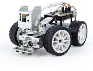 SunFounder PiCar-X AI Video Robot Car Kit for Raspberry Pi 5/4/3B+/3B, ChatGPT-4o Enabled with Video Recognition, Python, Scratch, Camera, Mic, Rechargeable Batterry (RPI NOT Included)