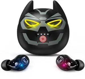AMAFACE Earbuds for Kids Cute Design in-Ear Wireless Earphones for Kids Boys Adult Bluetooth 5.0 Waterproof Sport Stereo Headphones with Mic for iPhone/Android
