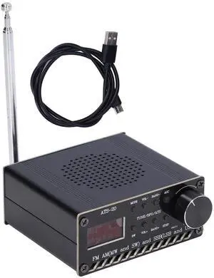 DSP Radio Receiver Full Band DSP FM AM Si4732 Portable USB Port Rechargeable with Antenna