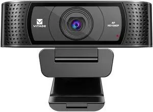 VITADE HD Webcam 1080P with Microphone & Cover Slide, 928A Pro USB Computer Web Camera Video Cam for Streaming Gaming Conferencing Mac Windows PC Laptop Desktop